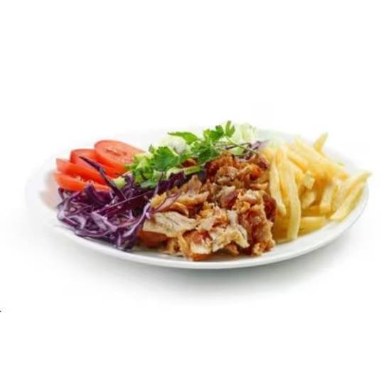 Plato Kebab con Arroz