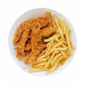 Menú Infantil + Patatas + Zumo + Helado