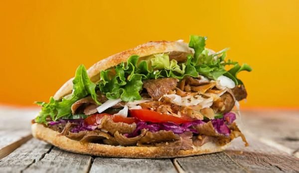 Döner Kebap con Queso